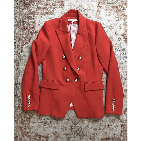 Veronica Beard Jackets & Blazers - Veronica Beard Miller Dickey Blazer Red Jacket Womens Size 10 Office